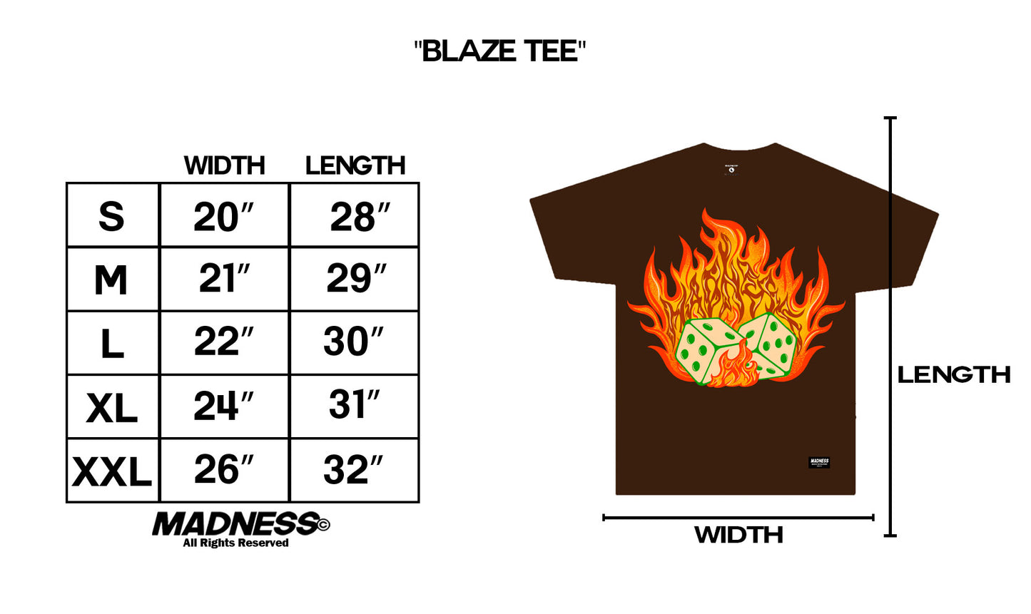 BLAZE TEE - BROWN