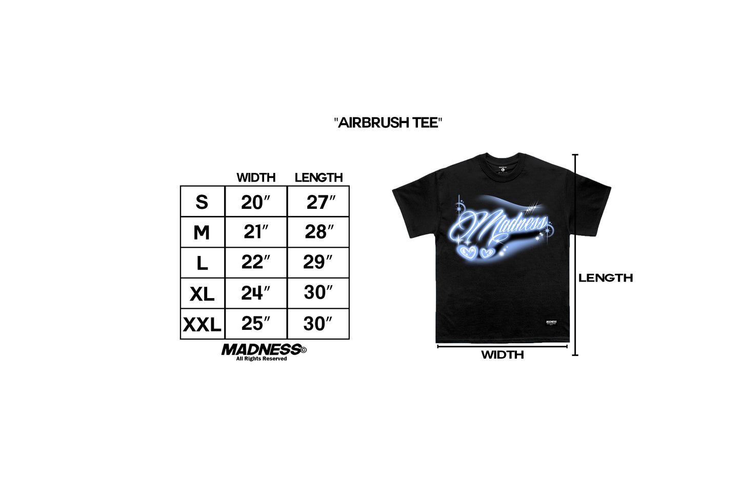 AIRBRUSH TEE - BLACK