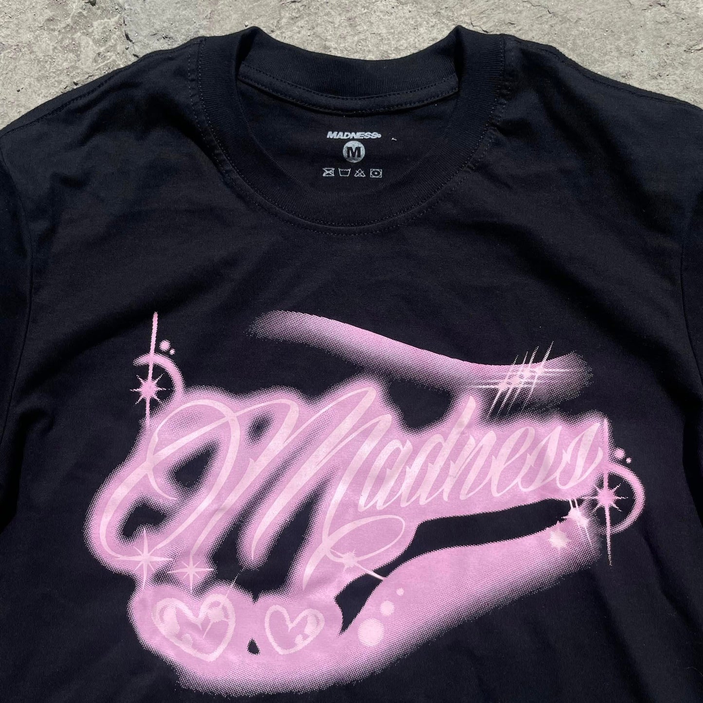 AIRBRUSH TEE - BLACK