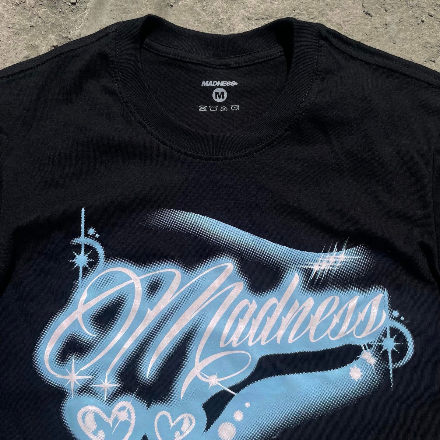 AIRBRUSH TEE - BLACK