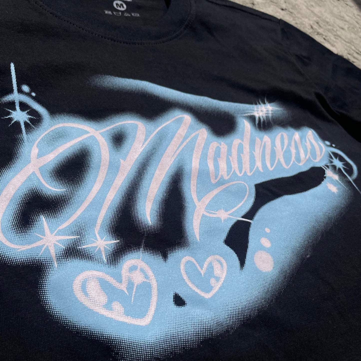 AIRBRUSH TEE - BLACK