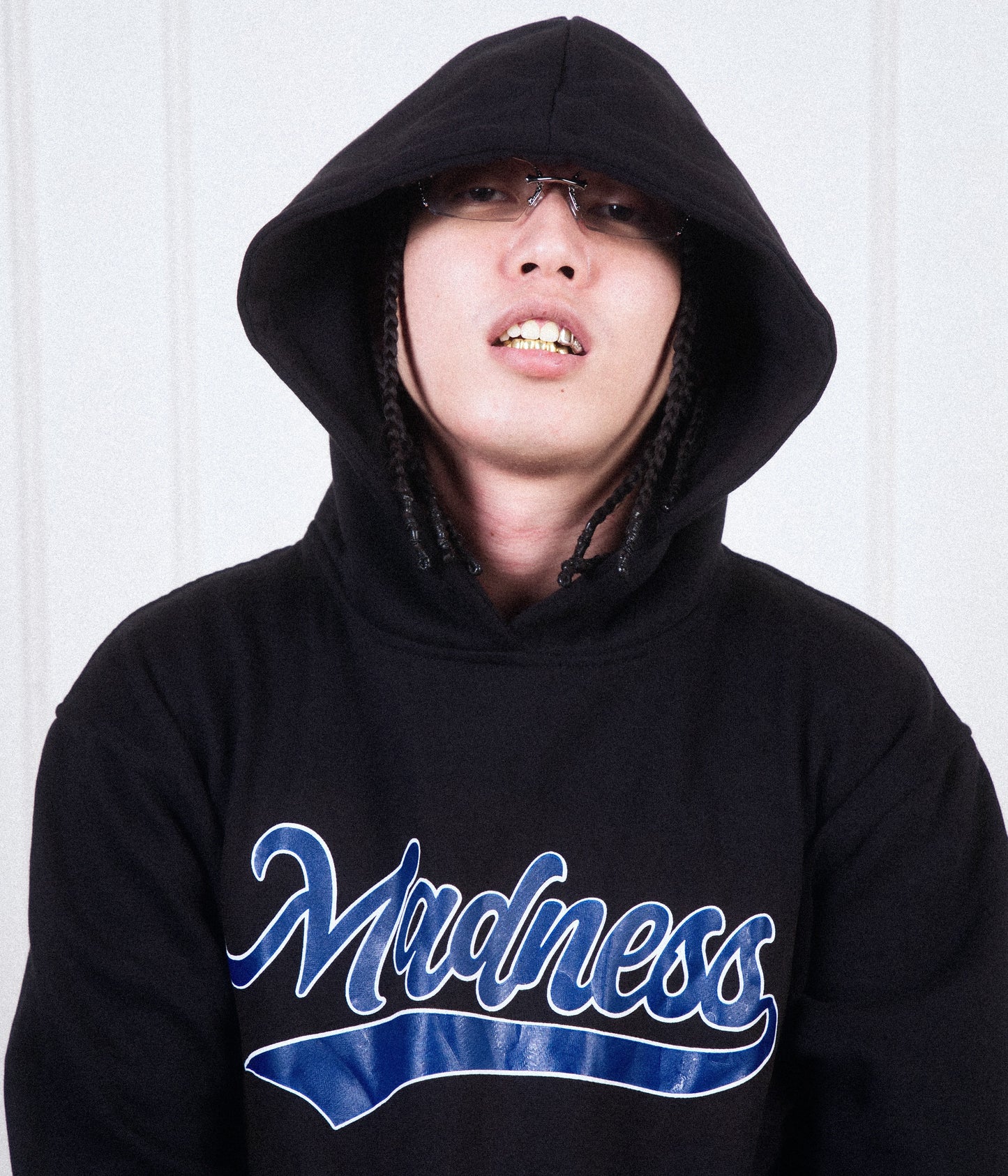 SCRIPT HOODIE - BLACK