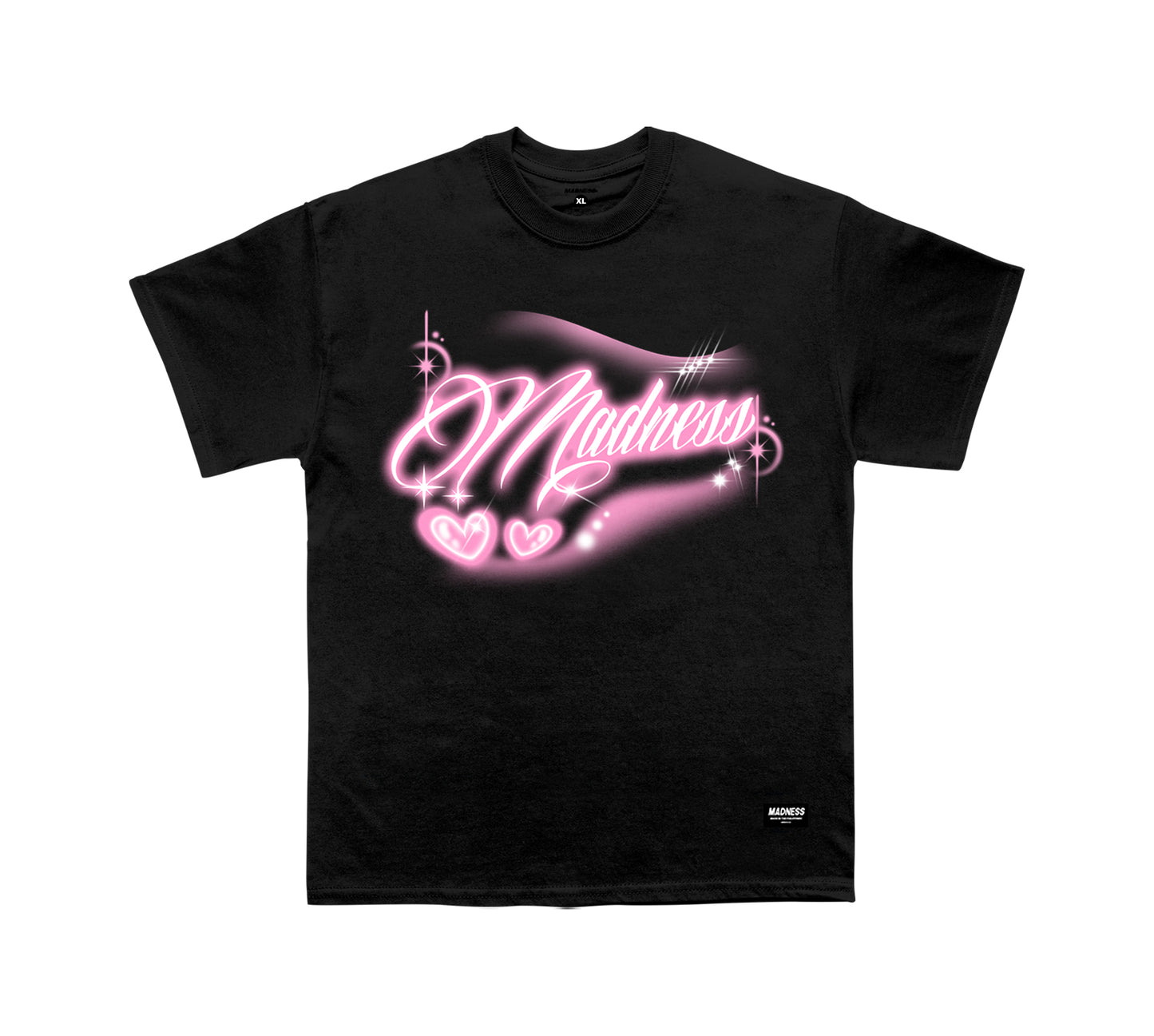 AIRBRUSH TEE - BLACK