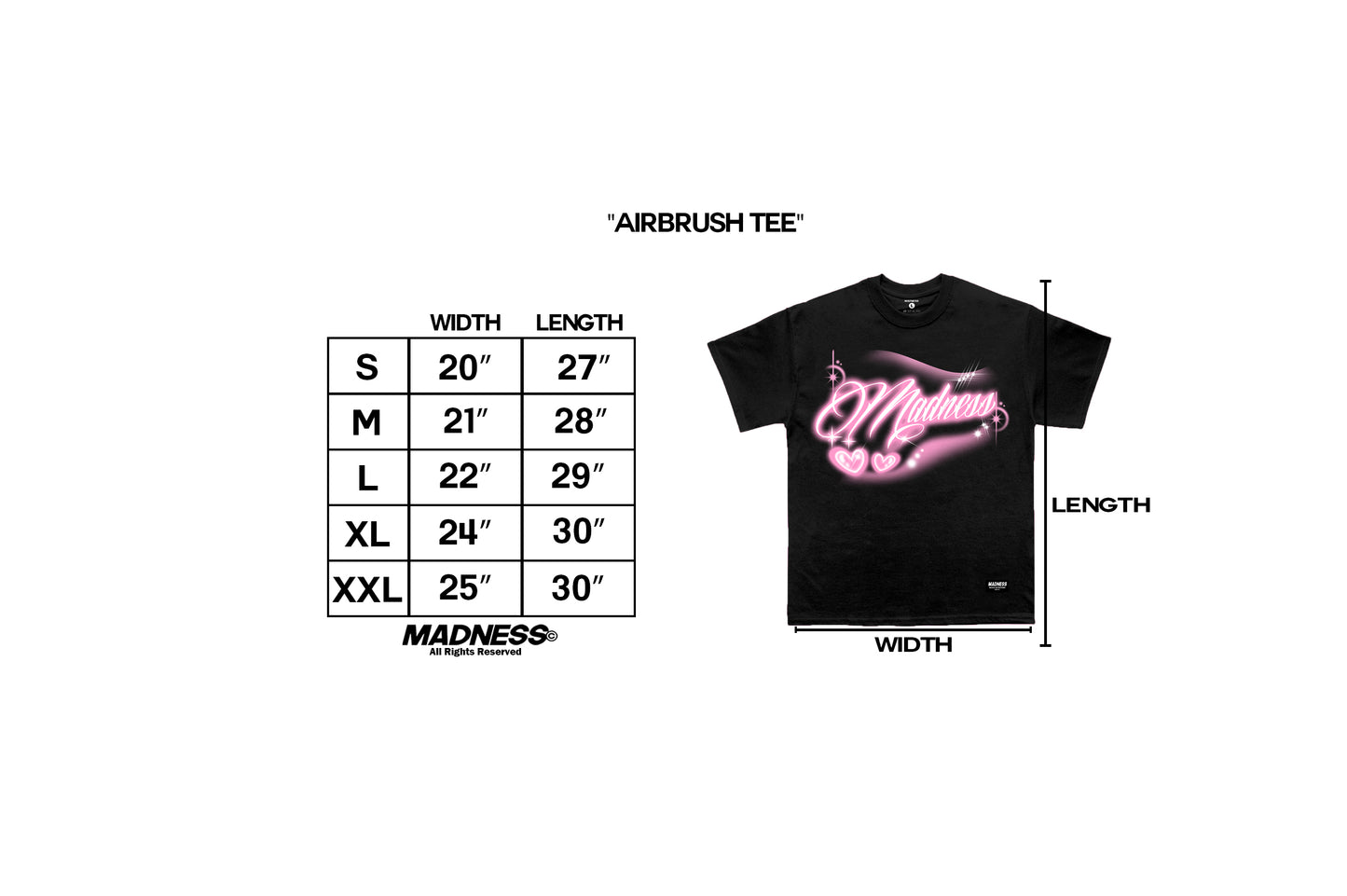 AIRBRUSH TEE - BLACK