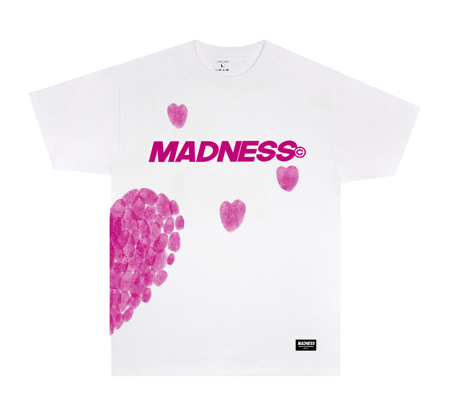 FINGERPRINT TEE - WHITE